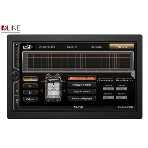 Мультимедиа 2-DIN Qline DinoPro DSP 7020 Android 10 2/32 УЦЕНКА