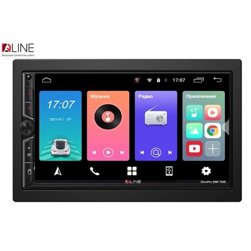 Мультимедиа 2-DIN Qline DinoPro DSP 7020 Android 10 2/32 УЦЕНКА