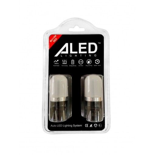 Габарит LED ALed 7443 (W21W/5W) Red (2шт.) УЦІНКА