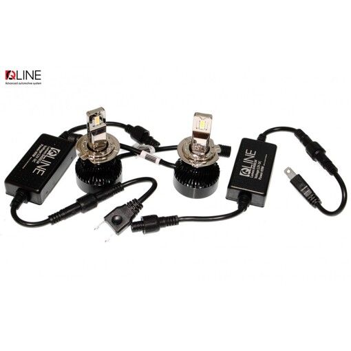 Лампы светодиодные QLine Ultra +150% H7 6000K 49W (2шт.)