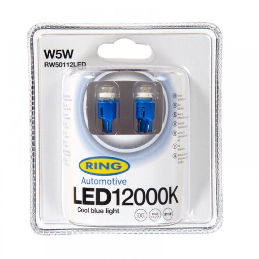 Габарит LED RING W5W 12000К Cool Blue RW50112LED (2485) (2шт.)