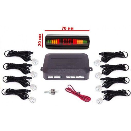 Парктроник BAXSTER PS-818-11 серебро