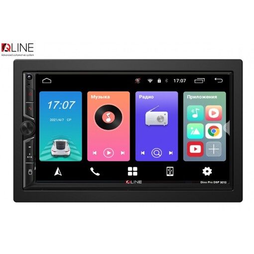Мультимедиа 2-DIN Qline DinoPro DSP 9010  Android 10 4/64 OLED