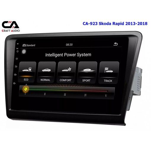 Штатна магнітола CraftAudio CA-923 Skoda Rapid 2013-2018