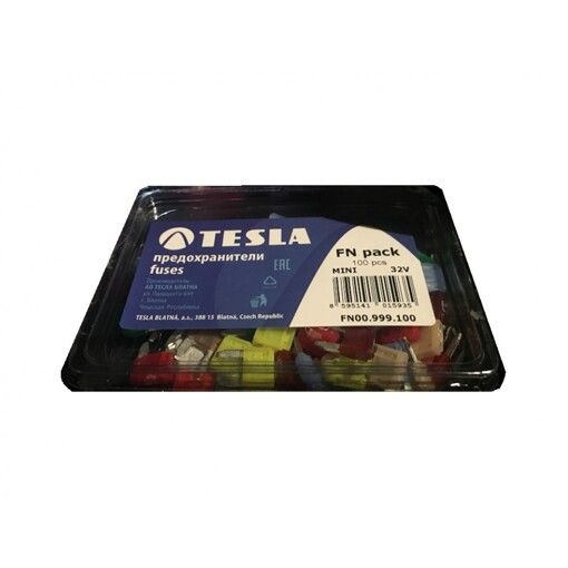 Предохранитель TESLA FN00.999.100 MINI fuses MIX /100шт