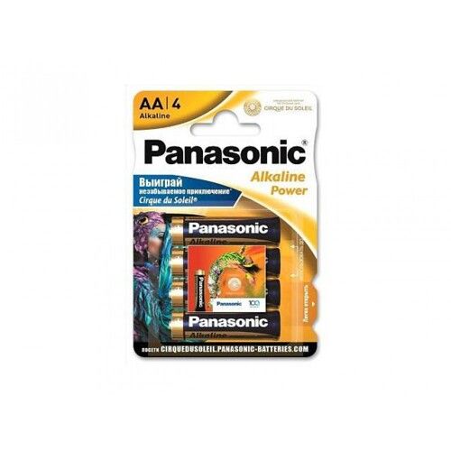 Батарейка Panasonic ALKALINE POWER LR6REB/4BPSCDS AA BLI 4 шт