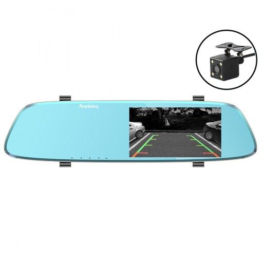 Зеркало-накладка заднего вида с Full HD регистратором Aspiring Reflex 3