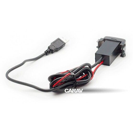 Разъем USB в штатную заглушку Carav 17-106 Nissan / 2 порта: аудио + зарядное устройство