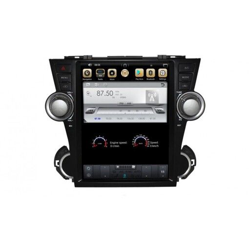 Штатная магнитола Gazer CM7012-XU40 Toyota Highlander (XU40), 2008-2015