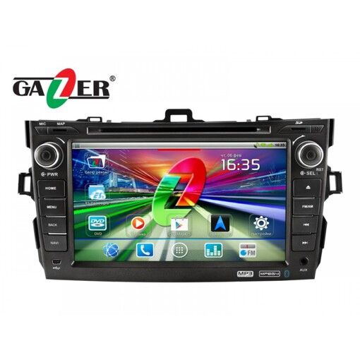 Штатная магнитола Gazer CM182-150 Toyota Corolla 150