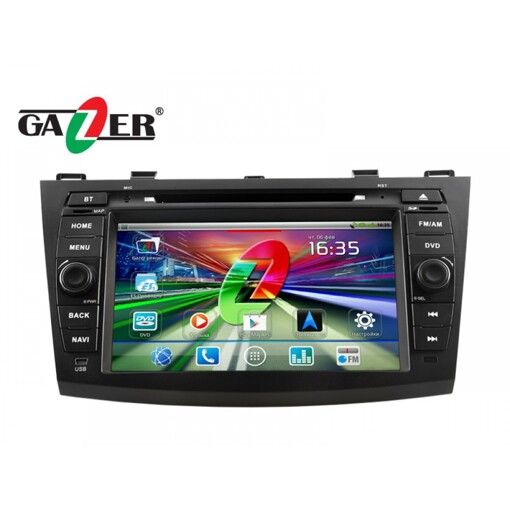 Штатная магнитола Gazer CM282-BL (Mazda 3)