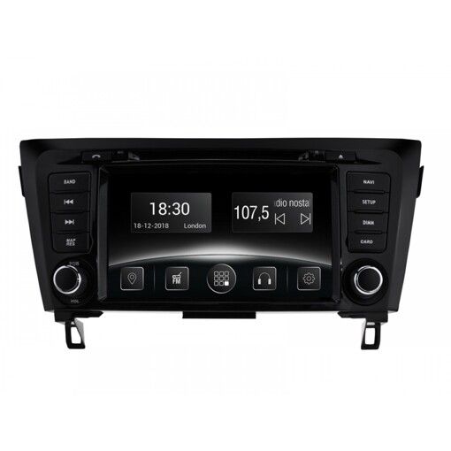 Штатна магнітола Gazer CM6008-J11 Nissan Qashqai, X-Trail (2013-2016)