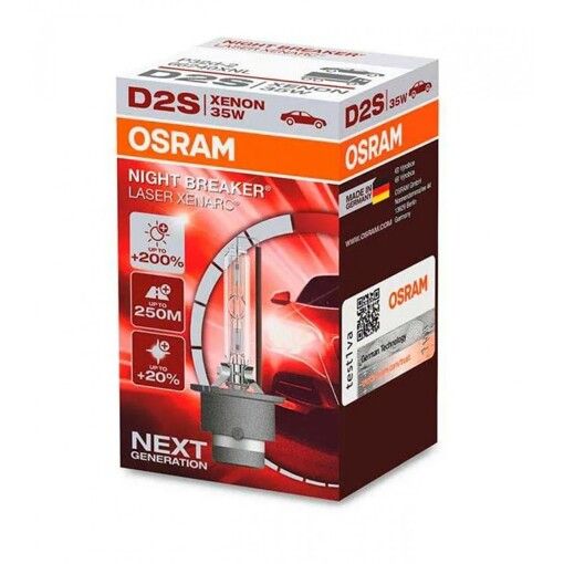 Ксенонова лампа Osram D2S 66240XNL Night Breaker Laser +200%