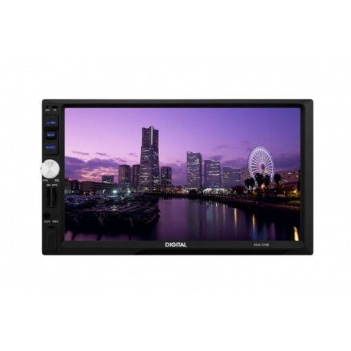 Мультимедіа 2-DIN Digital DCA-720 B блакитний (без приводу, без картки)