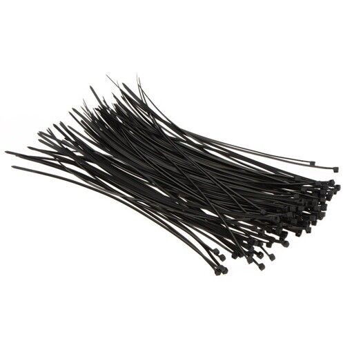 Стяжки 300мм (100шт) 3,6 мм чорні