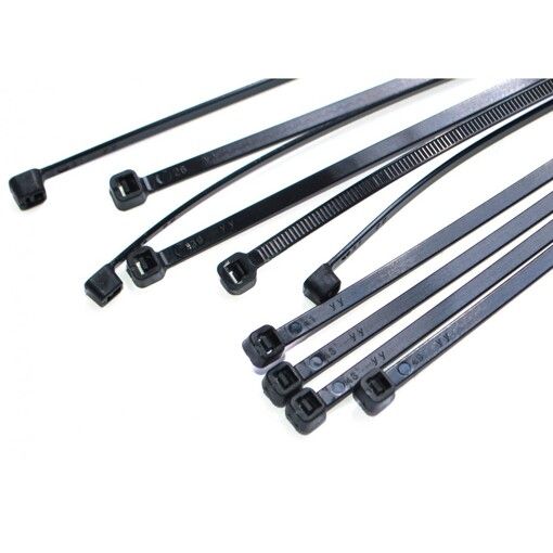 Стяжки Tiger 160мм (100шт) 2,5 мм чорні