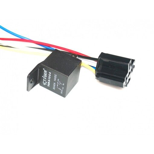 Реле с гнездом Tiger TGR-S-12-C-4 40А