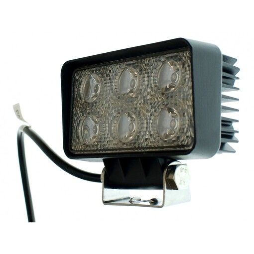 Светодиодная фара AllLight 09T-18W(t) 6chip OSRAM 3535 (тонкий радиатор)