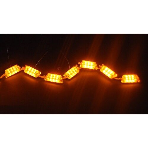 Світлодіодна (LED) стрічка Running Crystall Жовтий-Білий v2