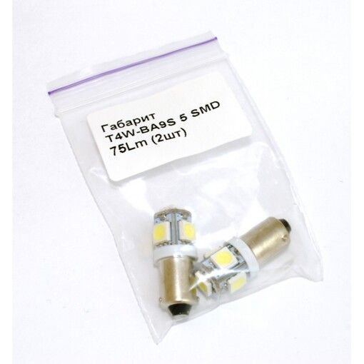 Габарит Baxster T4W-BA9S 5 SMD 75Lm (2шт)