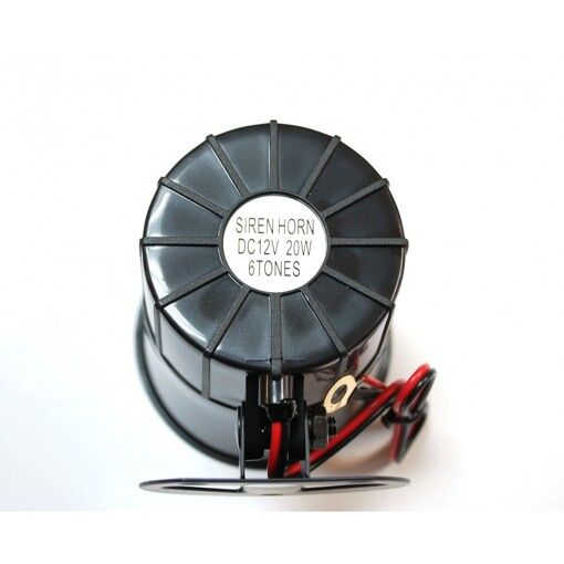 Сирена обычная 20Вт (6-ти тональная) черная
