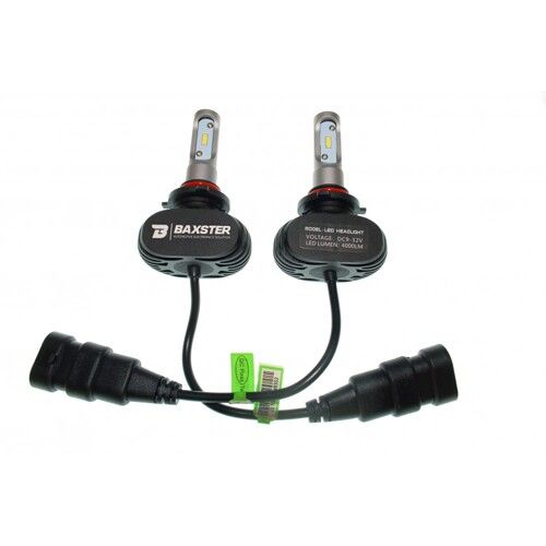 Лампи світлодіодні Baxster S1 HB3 (9005) 6000K 4000Lm (2 шт)