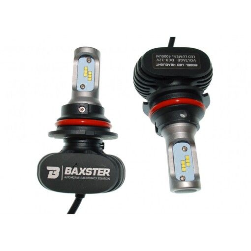 Лампи світлодіодні Baxster S1 HB1 (9004) 6000K 4000Lm (2 шт)
