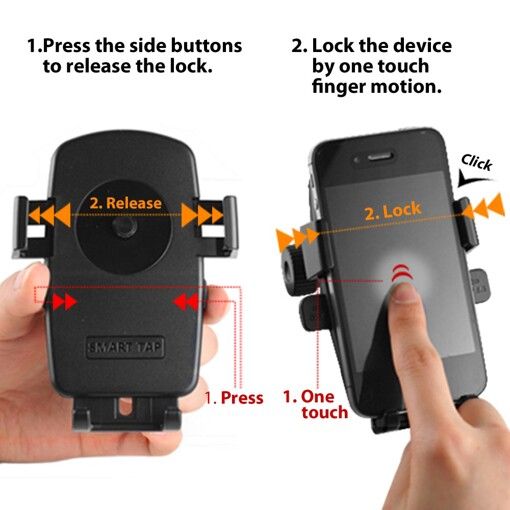 Автокрепление для смартфона iOttie HLCRIO101 One Touch XL Black