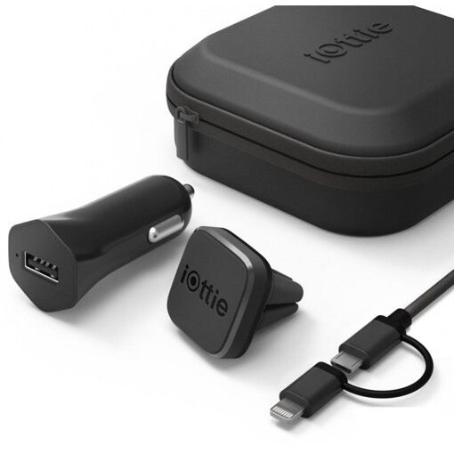 Автокріплення для смартфону iOttie HLTRIO110 iTap Magnetic Mounting and Charging Travel Kit