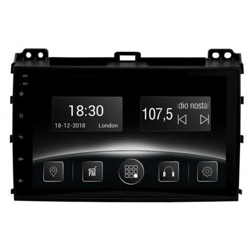 Штатная магнитола Gazer CM5509-TYT Toyota Prado (J120) (2002-2009)