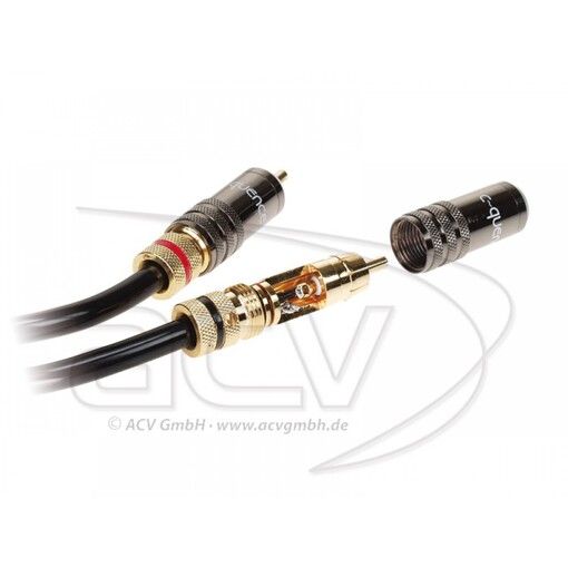 Кабель міжблочний (Y) ACV 30.4960-201 (1 тато - 2 мама) black