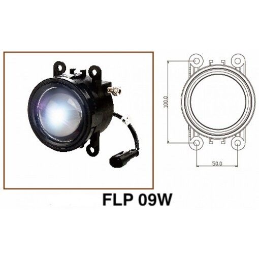 Светодиодные противотуманные фары ALED FLP 09W (2шт)