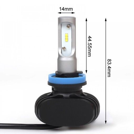 Лампы светодиодные ALed S H11 5000K 4000Lm (2шт)