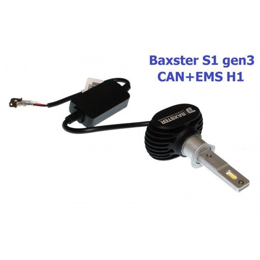 Лампы светодиодные Baxster S1 gen3 H1 5000KCAN+EMS (2 шт)