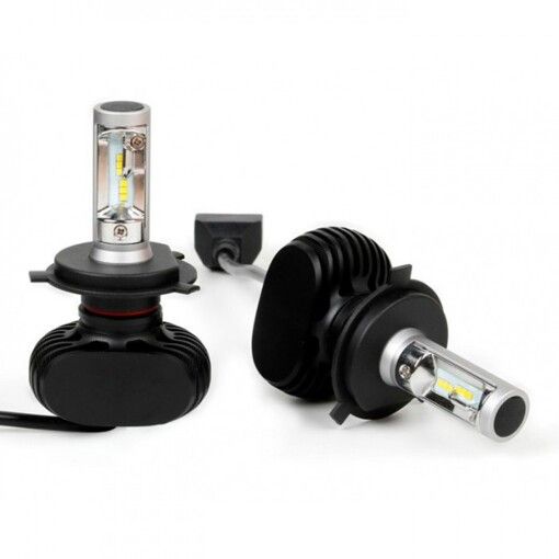 Світлодіодні лампи SVS S1 H4 H/L 6000K 4000Lm (2 шт)