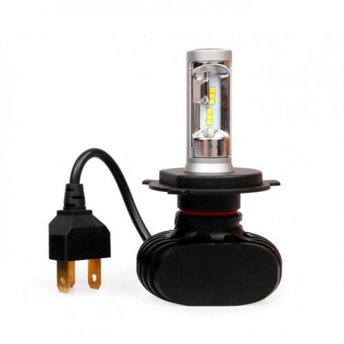 Світлодіодні лампи SVS S1 H4 H/L 6000K 4000Lm (2 шт)