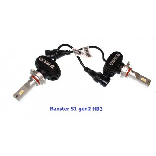 Світлодіодні лампи Baxster S1 gen2 HB3 (9005) 5000K (2 шт)