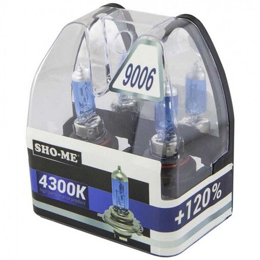 Лампа галогенна Sho-Me HB4(9006) 4300К +120%