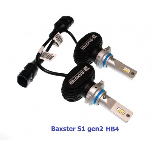Світлодіодні лампи Baxster S1 gen2 HB4 (9006) 5000K (2 шт)