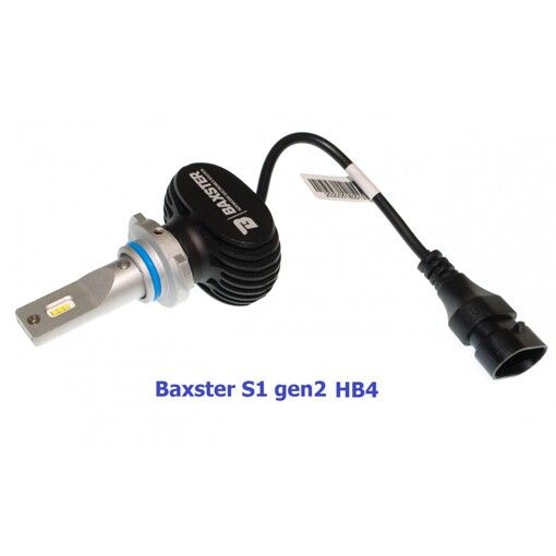 Світлодіодні лампи Baxster S1 gen2 HB4 (9006) 5000K (2 шт)