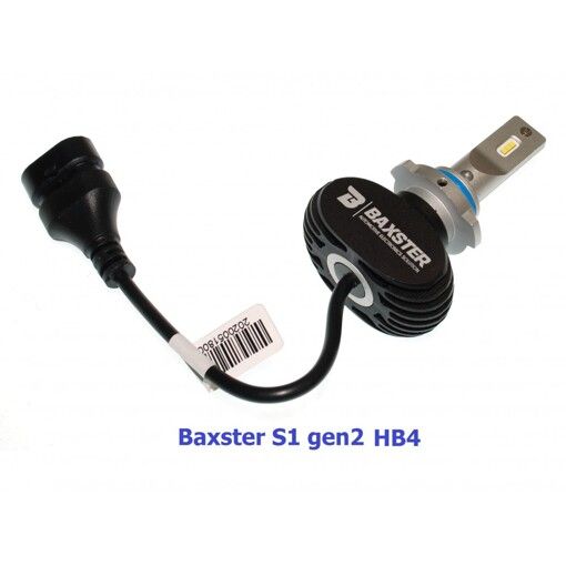 Світлодіодні лампи Baxster S1 gen2 HB4 (9006) 5000K (2 шт)