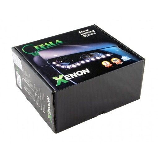 Лінзи біксенонові Tesla (тип 2) з ангельськими очима (2шт)