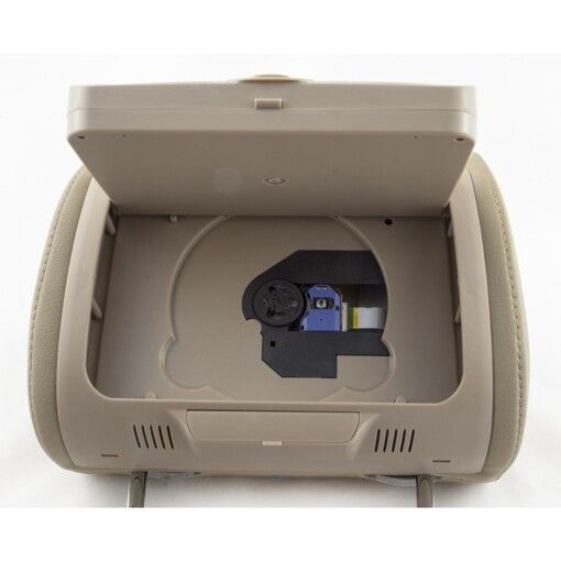 Подголовник с монитором и DVD-проигрывателем  KLYDE Ultra 745 HD Beige (бежевый)