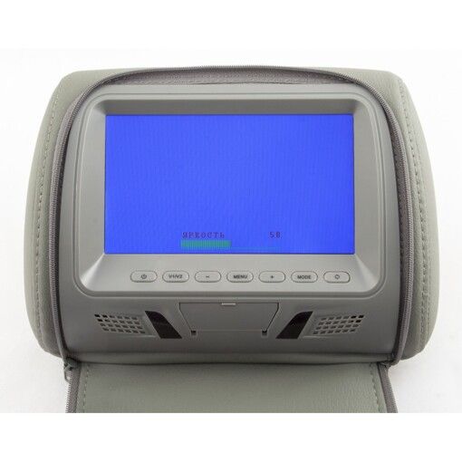 Підголовник з монітором KLYDE Ultra 707 Grey (сірий)