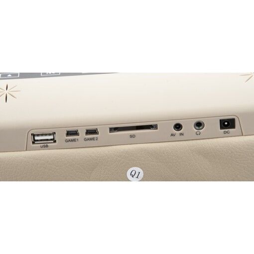 Підголовник з монітором та DVD-програвачем KLYDE Ultra 790 FHD beige (бежевий)