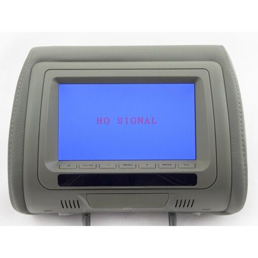 Підголовник з монітором KLYDE Ultra 735 HD Grey (сірий)