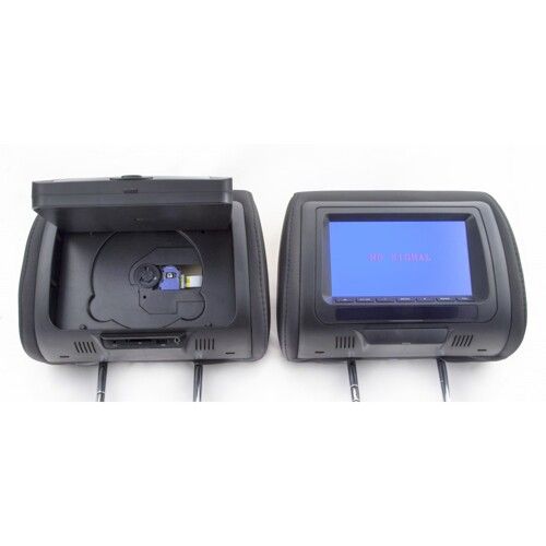 Комплект підголівників з монітором та DVD-програвачем KLYDE Ultra 7745HD black (чорний)