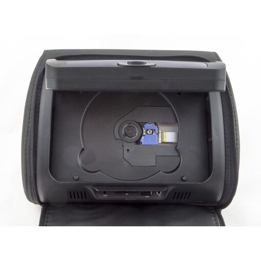 Підголівник з монітором та DVD-програвачем KLYDE Ultra 747 HD Black (чорний)