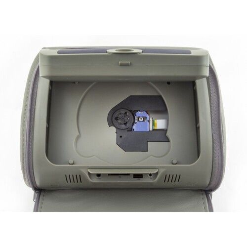 Підголовник з монітором та DVD-програвачем KLYDE Ultra 747 HD Gray (сірий)