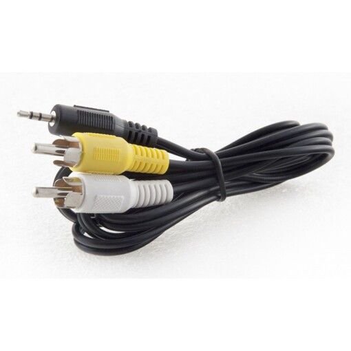 Кабель AV-out (mini jack-2 тюльпани)